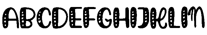 Dottie Font UPPERCASE
