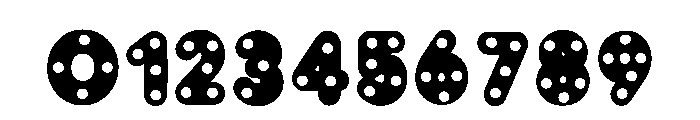 Dotty Bubble Regular Font OTHER CHARS