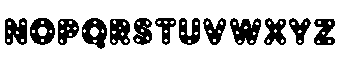 Dotty Bubble Regular Font LOWERCASE