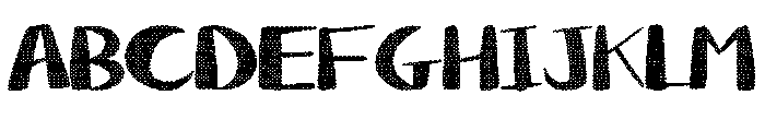 Dotty Marker By Squeeb  Regular Font UPPERCASE