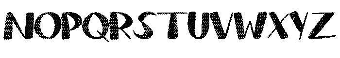 Dotty Marker By Squeeb  Regular Font UPPERCASE