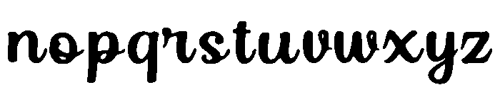 Double_Bass Font LOWERCASE
