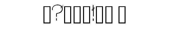 Double Dash By Squeeb C Regular Font OTHER CHARS