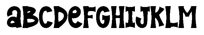 Double Date Font UPPERCASE