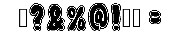 Double Groovy Regular Font OTHER CHARS