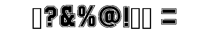 Double Jersey Regular Font OTHER CHARS