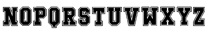 Double Jersey Regular Font LOWERCASE