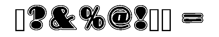Double Minion Regular Font OTHER CHARS