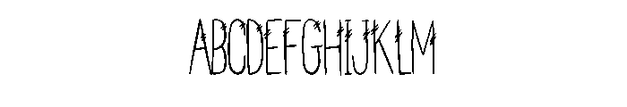 Double Stripe By Squeeb Regular Font UPPERCASE