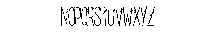 Double Stripe By Squeeb Regular Font LOWERCASE