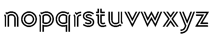 Doublez Bold Font LOWERCASE