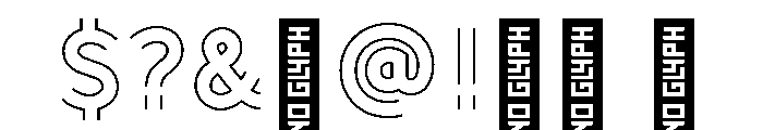 Doublez Light Font OTHER CHARS