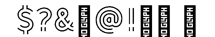 Doublez Regular Font OTHER CHARS