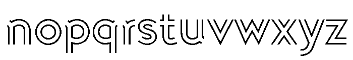 Doublez Regular Font LOWERCASE