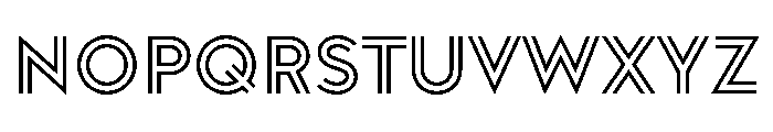 Doublez SemiBold Font UPPERCASE