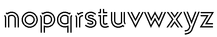 Doublez SemiBold Font LOWERCASE