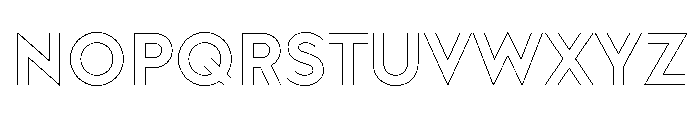 Doublez Thin Font UPPERCASE