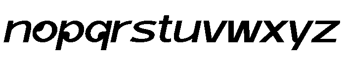 Douga Italic Font LOWERCASE