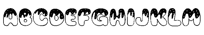 Doughnut day Font UPPERCASE