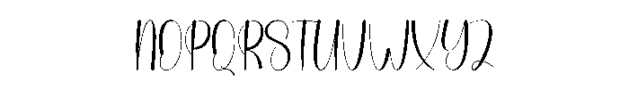 Doughter Font UPPERCASE