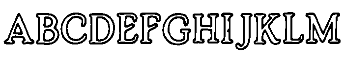Dovequill Font UPPERCASE