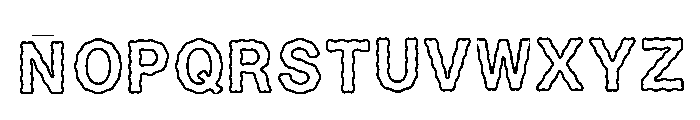 Dover Regular Font LOWERCASE