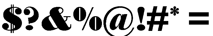 Doviera Font OTHER CHARS