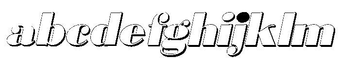 Doviera3DExtrusionSlant FONT