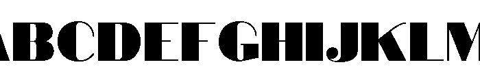 Doviera Font UPPERCASE