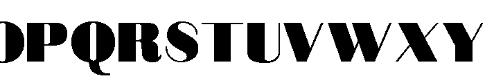 Doviera Font UPPERCASE