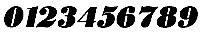 DovieraBoldSlant Font OTHER CHARS