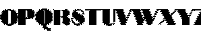 DovieraCollege Font UPPERCASE
