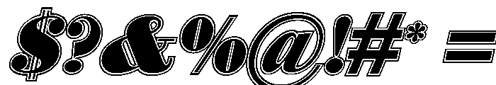 DovieraCollegeSlant Font OTHER CHARS