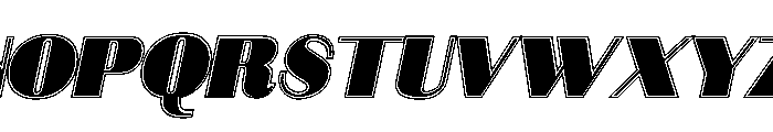 DovieraCollegeSlant Font UPPERCASE