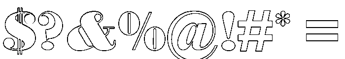 DovieraExpant Font OTHER CHARS