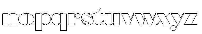 DovieraExpant Font LOWERCASE