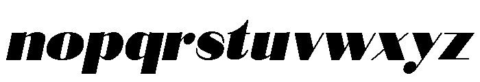 DovieraSlant Font LOWERCASE