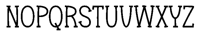 Downey Jersey Regular Font LOWERCASE