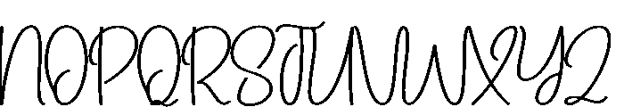 Downtown Chasing Font UPPERCASE