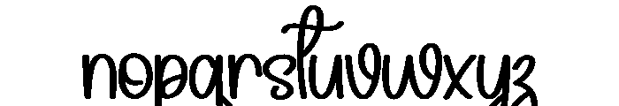Downtown Chasing Font LOWERCASE