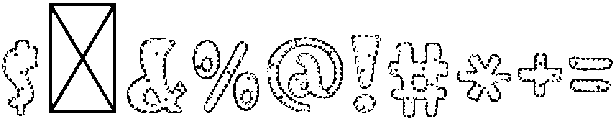 DOING Regular otf (400) Font OTHER CHARS