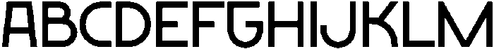 DOVAZ Regular otf (400) Font UPPERCASE