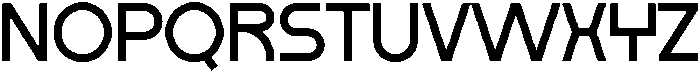 DOVAZ Regular otf (400) Font UPPERCASE