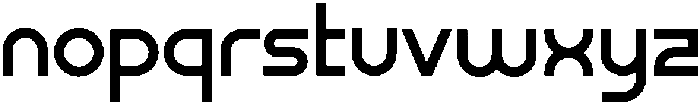 DOVAZ Regular otf (400) Font LOWERCASE
