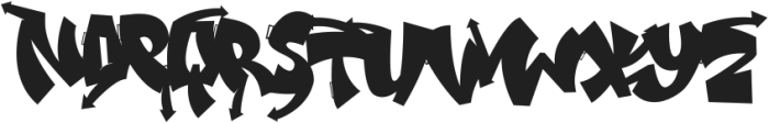DoNkEy SiGn Graffiti otf (400) Font UPPERCASE