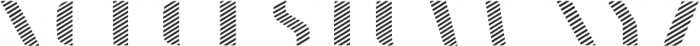 Doblo Stripes A otf (400) Font LOWERCASE