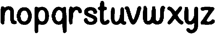 Dodaru ttf (400) Font LOWERCASE