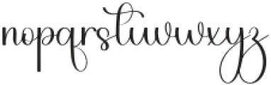 Doddler Regular otf (400) Font LOWERCASE