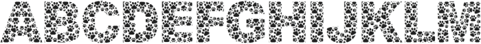 Dog Style Regular otf (400) Font UPPERCASE