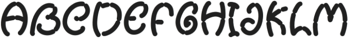 Doggy Pow Regular otf (400) Font UPPERCASE